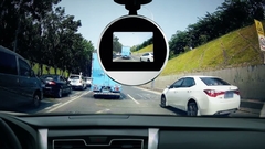 Dash Cam. Fotocamera HD a grande angolo con monitor, visione notturna forte.